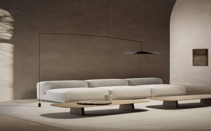 Koine Floor Lamp by LucePlan Floor Lamps